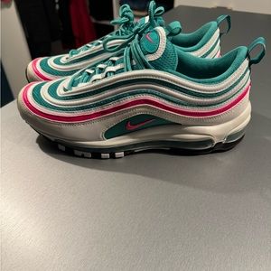 Air max 97 South Beach.  Only worn once.  No box.  Size 10